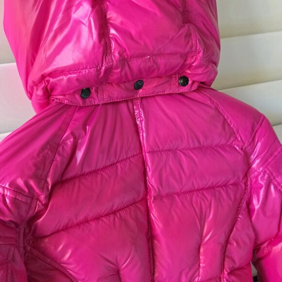 S13 Girls Gloss Mogul Glossy Puffer Jacket - Picture 5 of 9